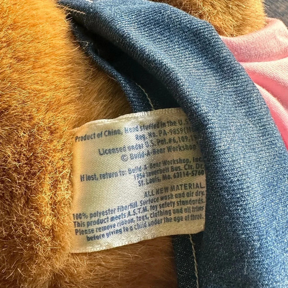 Build-A-Bear Lil’ Cub Butterscotch Plush - Vintage BAB - Picture 11 of 11